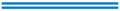 1968 AMF Ski Daddler Blue Pinstripes (set of 2)