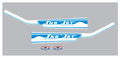1971 Sno Jet Star Jet 396 Hood Decals