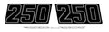 1973 Arctic Cat El-Tigre 250 Engine Model Decal