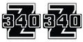 1975 Arctic Cat El-Tigre 340 Z Decal