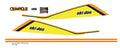 1977 Ski-Doo Olympique Hood Decals