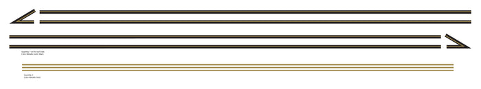 1981 Kawasaki Hood Stripe Decals