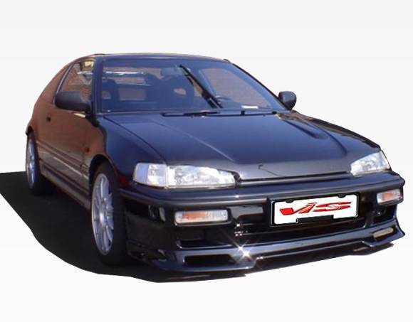 1990-1991 Honda Crx Hatchback FRP Primer Front Lip-2