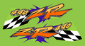 1997 Arctic Cat ZR 440 Hood Decals