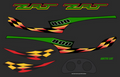 2000 Arctic Cat ZRT 800 Hood Decals
