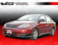 2003-2004 Toyota Corolla POLYURETHANE Black Front Lip-1