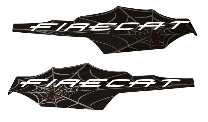 2005 Limited Edition Arctic Cat Fire Cat Black Widow Sno Pro F7 Hood Decals