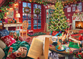ravensburger cozy christmas retreat jigsaw puzzle featuring festive landscape