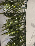 Norfolk garland with fairy lights