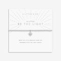 A Little 'Be The Light' Bracelet In Silver Plating