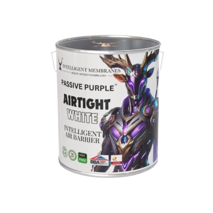 A can of White Airtight paint