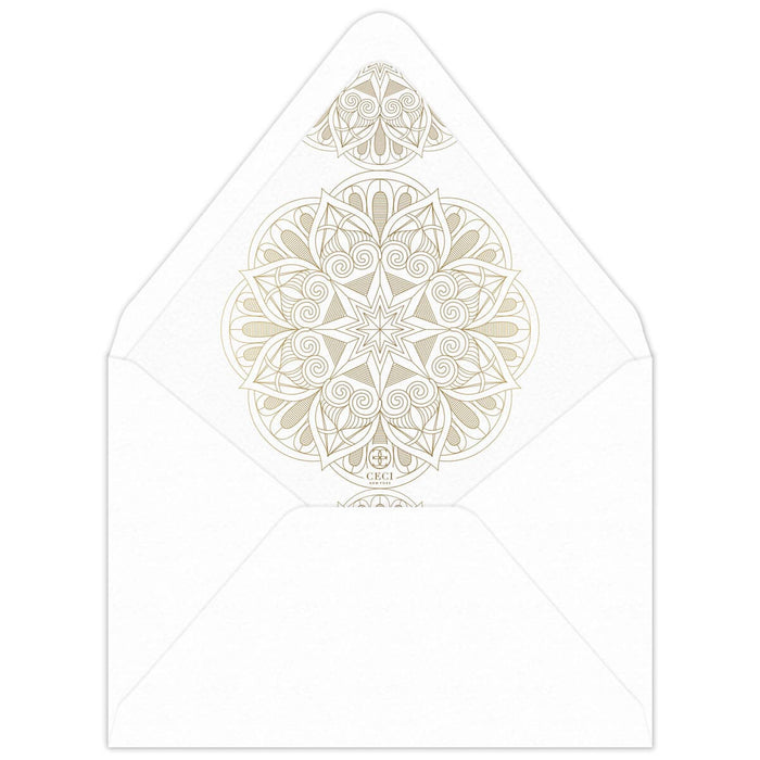 Amber Leila Invitation Envelope Liner