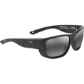 Amberjack, Matte Black and Black Rubber/Neutral Grey Polarised Glass Lenses