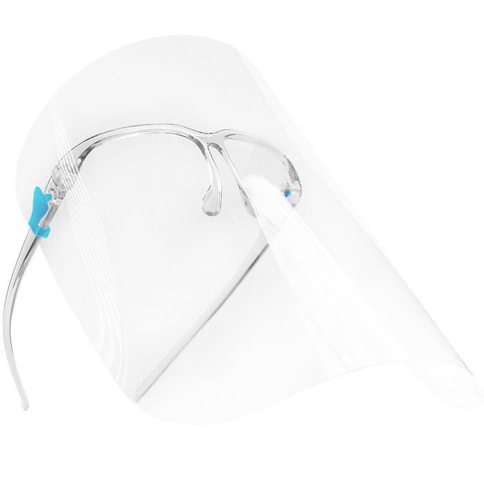 Anti - fog Face Shields with Glasses Frame Set for Men and Women to Protect Eyes and Face,12 Glasses and 12 Shields - Zol