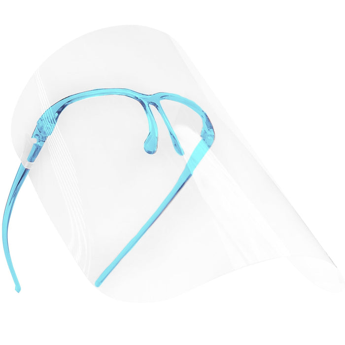 Anti - fog Face Shields with Glasses Frame Set for Men and Women to Protect Eyes and Face,12 Glasses and 12 Shields - Zol