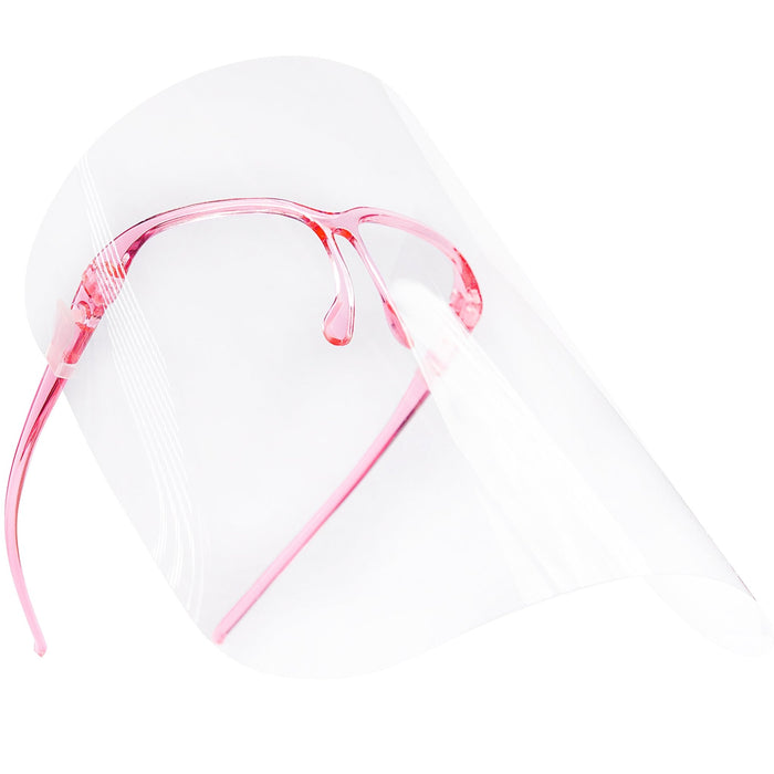 Anti - fog Face Shields with Glasses Frame Set for Men and Women to Protect Eyes and Face,12 Glasses and 12 Shields - Zol