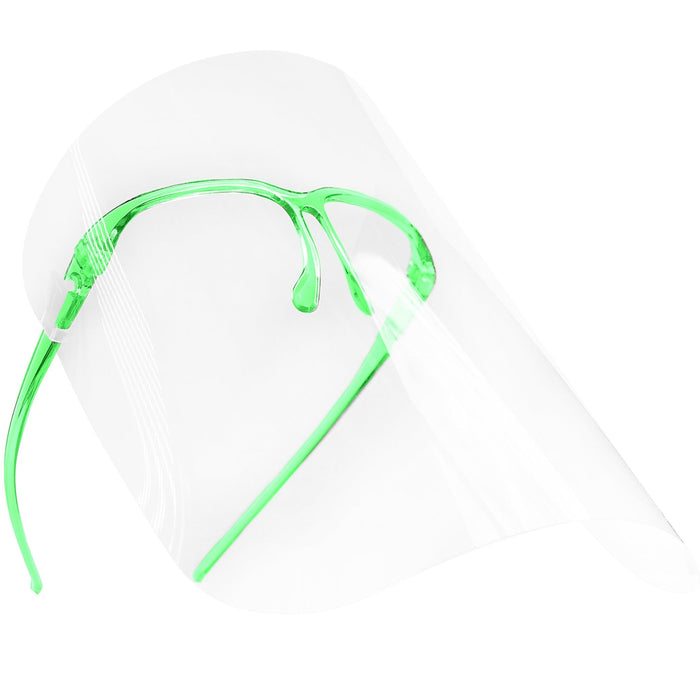 Anti - fog Face Shields with Glasses Frame Set for Men and Women to Protect Eyes and Face,12 Glasses and 12 Shields - Zol