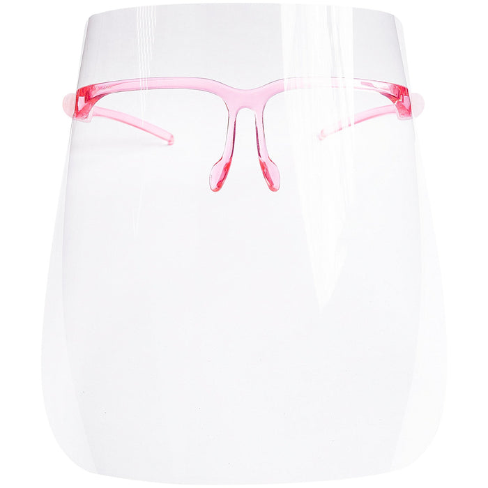 Anti - fog Face Shields with Glasses Frame Set for Men and Women to Protect Eyes and Face,12 Glasses and 12 Shields - Zol