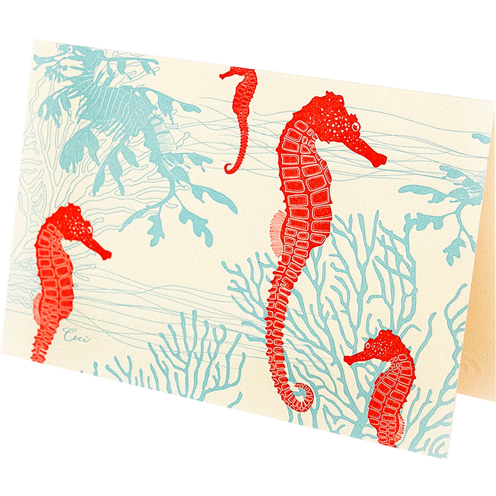 Aquamarine Notecard and Envelope Set