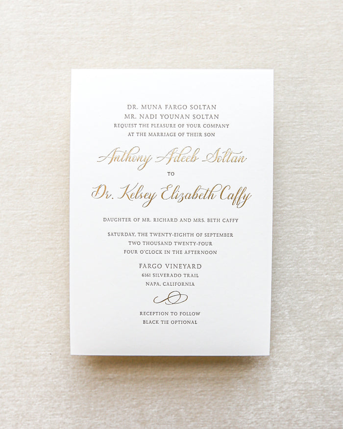 Ariana Invitation