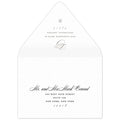 Ariana Monogram Save the Date Envelope