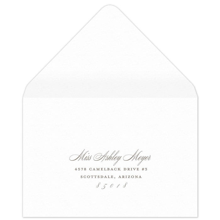 Ariana Reply Card Envelope