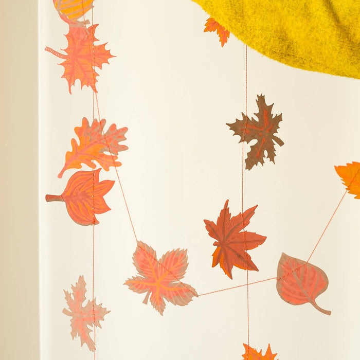Autumn Leaves Sewn Garland