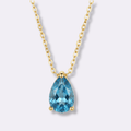 Aveline Teardrop Necklace - Ornaments Co - 18K Gold Plated