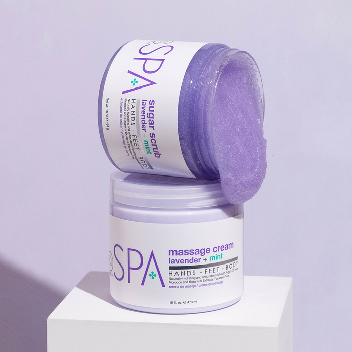 BCL Spa Organics 16oz Lavender + Mint - Cream