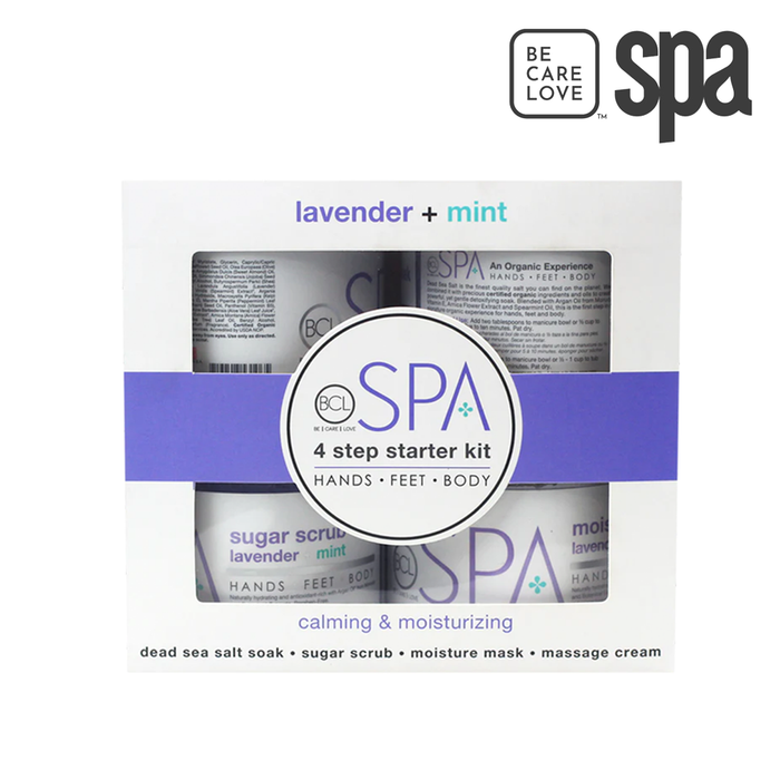 BCL Spa Organics 4-System Starter Kit - Lavender + Mint 16oz