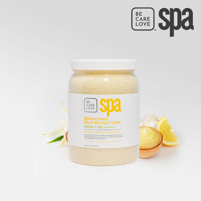 BCL Spa Organics 64oz Lemon + Lily Sea Salt Soak