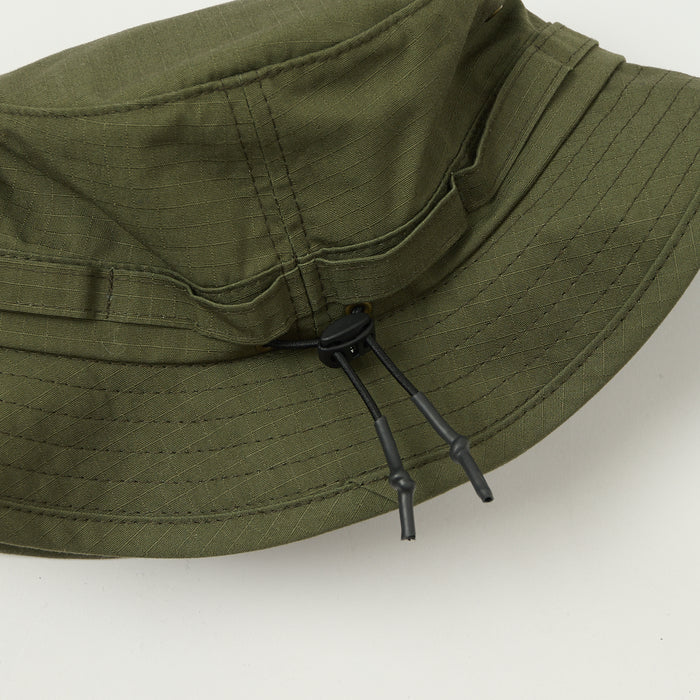 Beams Plus Ripstop Nylon Jungle Hat - Olive