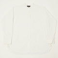 Beams Plus Superfine Band Collar Shirt - White
