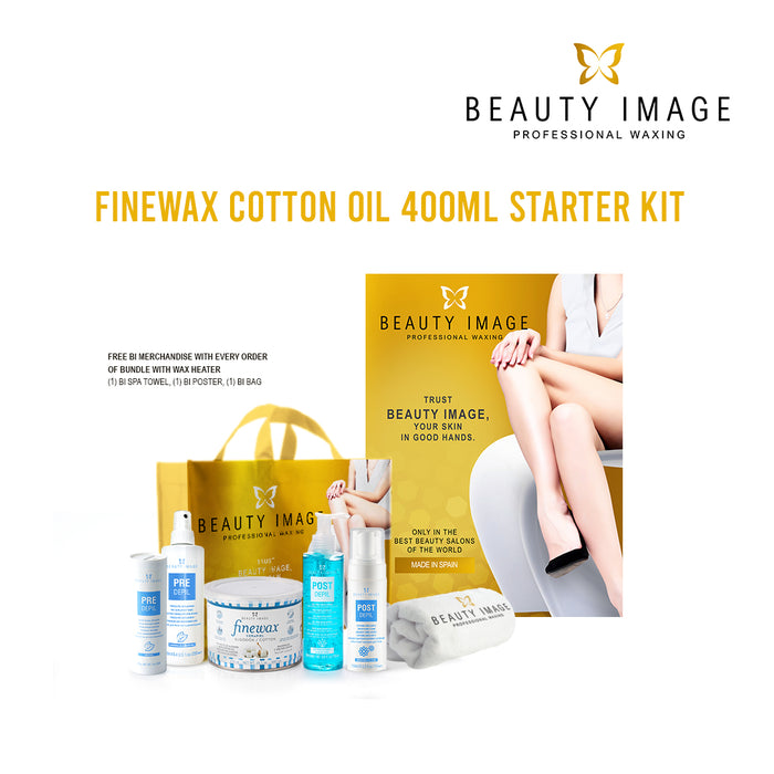Beauty Image Fine Wax Cotton Oil Starter Kit