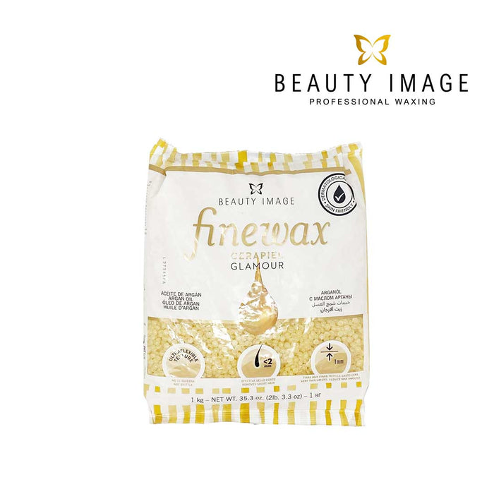 Beauty Image Finewax Glamour Argan Oil Starter Kit with Plastic Warmer