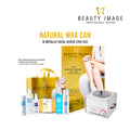 Beauty Image Natural Wax Starter Kit with Metal Warmer