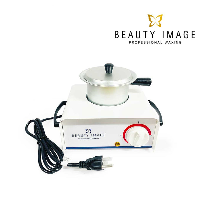 Beauty Image Natural Wax Starter Kit with Metal Warmer