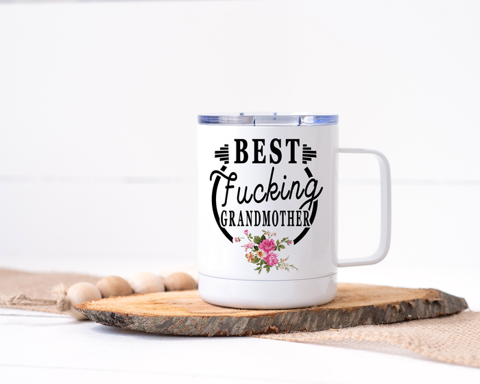 Best Fucking Grandmother Stainless Steel Travel Mug