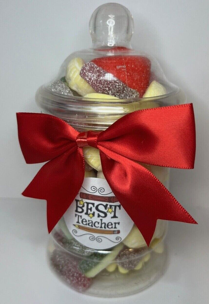 Best Teacher Filled Pick N Mix Sweet Victorian Jar Gift Present