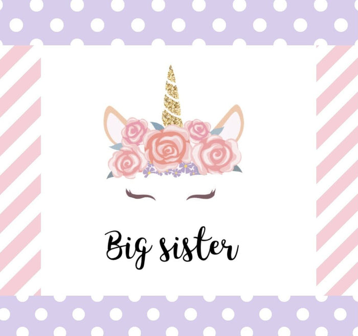Big Sister Unicorn Gift Pick n Mix 300g Sweets Box Hamper Present