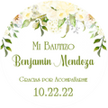 Green Floral Sticker