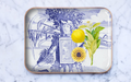 Blue Toile Mediterranean Tray