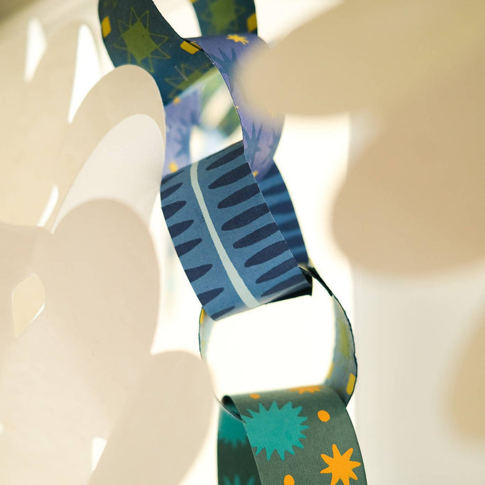 Blue & Yellow Paper Chain Kit