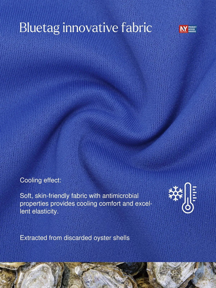 Popilush® Cooling Bodycon Summer Dress Bluetag Cooling Shapewear Slimming Midi Tube Dress