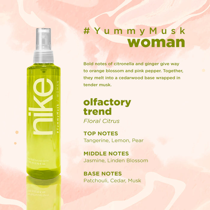 Nike Body Mist Yummy Musk Perfume 200ml
