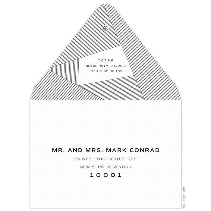 Bond Electric Invitation Envelope