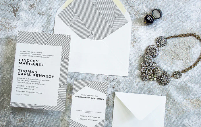 Bond Save the Date Envelope