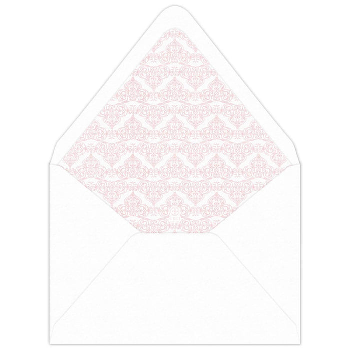Bouquet in Blooms Garden Trellace Invitation Envelope Liner