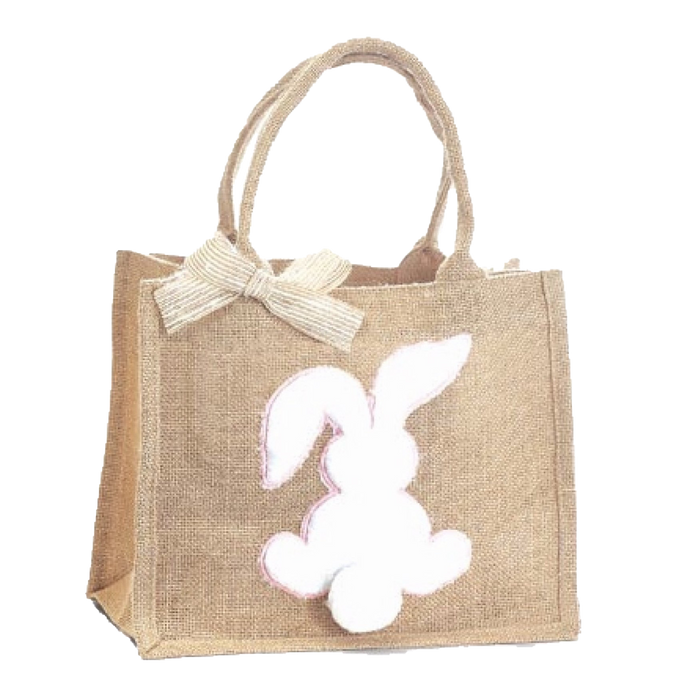 Bunny Burlap Bag