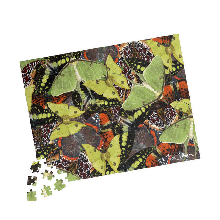 Butterflies and Moths Puzzle (110, 252, 520, 1014-piece) Printify